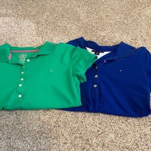 2 women’s polos size Medium